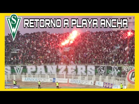 "HINCHADA DE SANTIAGO WANDERERS DE VALPARAISO" Barra: Los Panzers &bull; Club: Santiago Wanderers