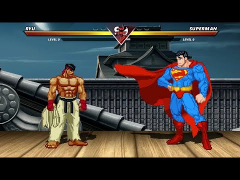 RYU vs SUPERMAN - The highest level of exciting fight !