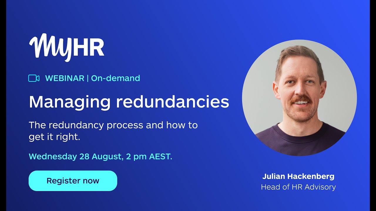 Managing redundancies in Australia