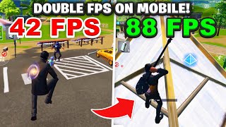 This Simple Trick DOUBLES Your FPS on Fortnite Mobile! (New Method)
