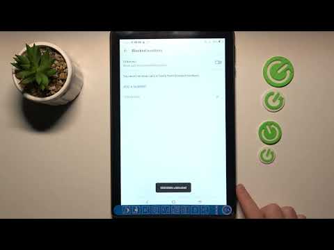 How to Unblock Number on ALCATEL 3T 10? - Manage Blacklist