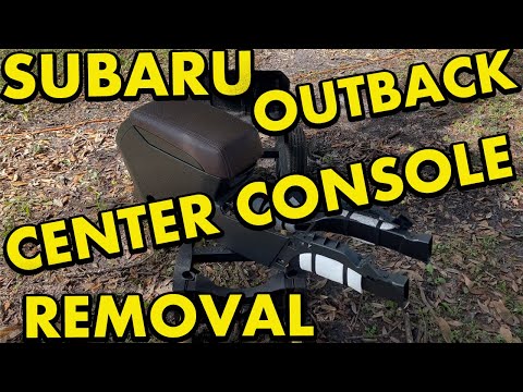 2010-2014 Subaru Outback Center Console Removal