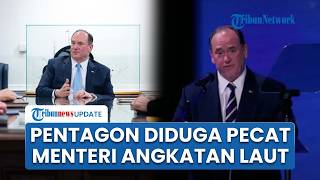 Menteri Angkatan Laut AS Tiba-tiba Mundur di Tengah Blokade Pelabuhan Iran, Isu Pemecatan Menguat