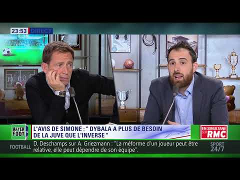 After Foot du lundi 06/11 – Partie 6/6 - L'avis tranché de Simone Rovera sur Paulo Dybala