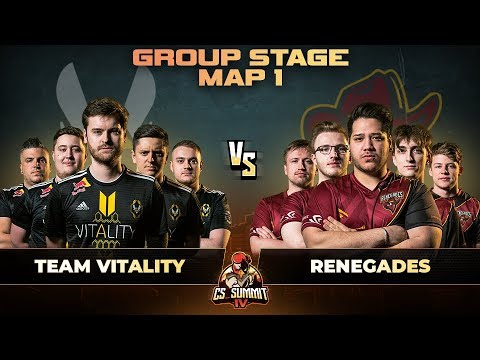 Vitality vs Renegades, Map 1 Vertigo - cs_summit 4: Group Stage
