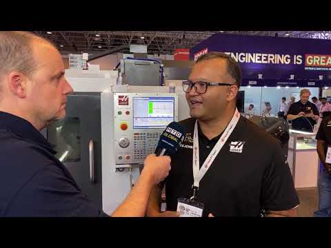 We check out the HAAS stand at Steelfab