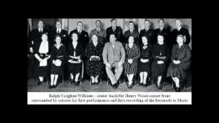 1st recording - Vaughan Williams: Serenade to Music
