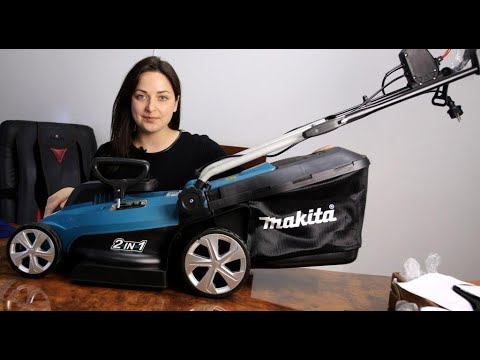 Elektrinė vejapjovė Makita ELM3320, 1200W video