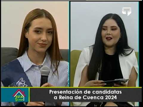 Nicole Martinez, Natalia Arizaga Hamilton y María José Cordova, candidatas a Reina de Cuenca 2024