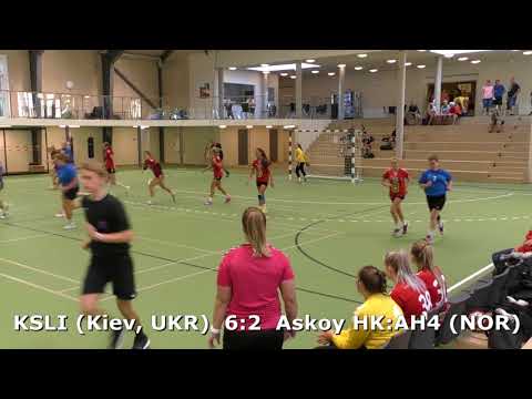 Handball. Askoy HK:AHK 4 (NOR) - KSLI (Kiev, UKR). Viborg. U16gerls. Gr5. GENERATION HANDBALL-2018