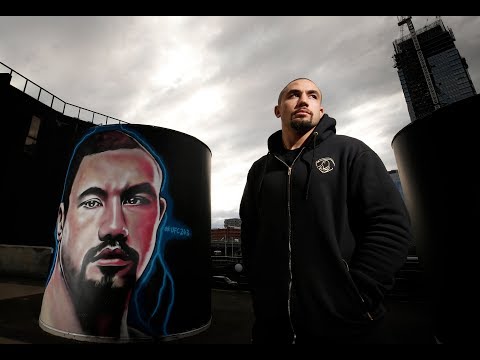 Rob Whittaker and Israel Adesanya’s artistic face-off ahead of UFC 243