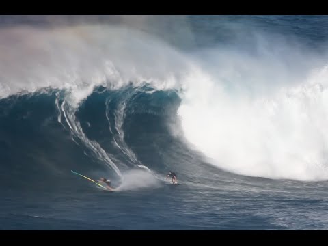 Brad Domke Skimboards Jaws on a Massive Day in Maui - The Inertia