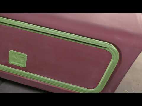 How to paint a fiberglass truck cap #fiberglass #autopainting #paintingfiberglass