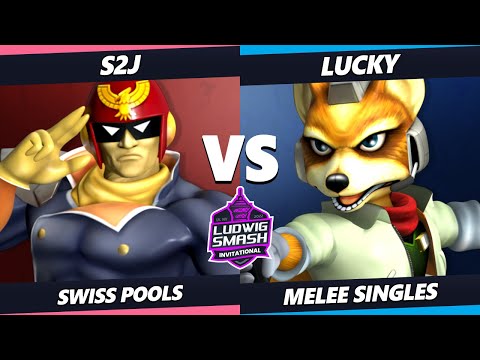 Ludwig Invitational - S2J (Captain Falcon) Vs. Lucky (Fox) SSBM Melee Tournament