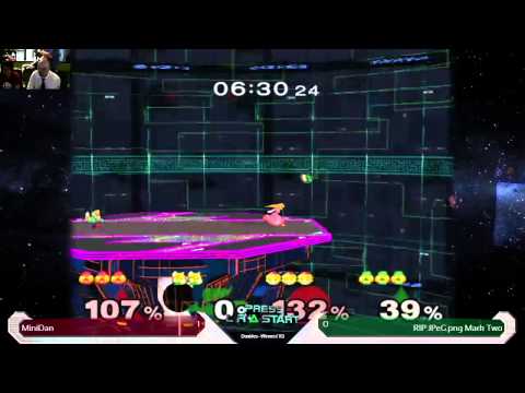 Melee - PLRAS5 - Doubles - WB3 - dansdaman + Miniboss (Red) vs Bacon + Saiko (Green)