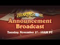 Hearthstone Expansion Reveal and More Livestream