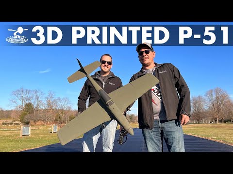 We Almost Crashed Our 3D Printed P-51 Mustang!?!