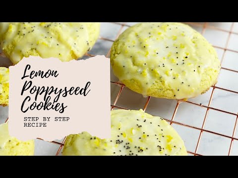 Simple Lemon Poppyseed Cookies using Betty Crocker Cake Mix