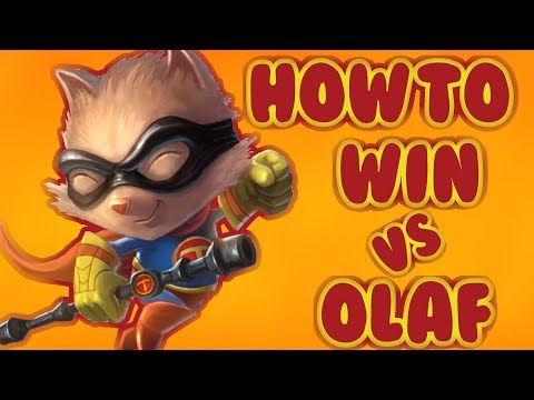 TEEMO vs OLAF TOP   SURVIVE AND DEAL WITH OLAF AS TEEMO   League of Legends Rank Game #94