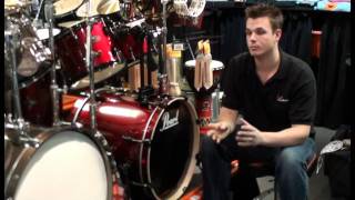 Video thumbnail for DrumWright's Pearl Vision VB Drum Kit by Drum Wright