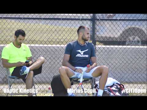 Marius Copil - World's fastest serves - super slo mo  [ HD]