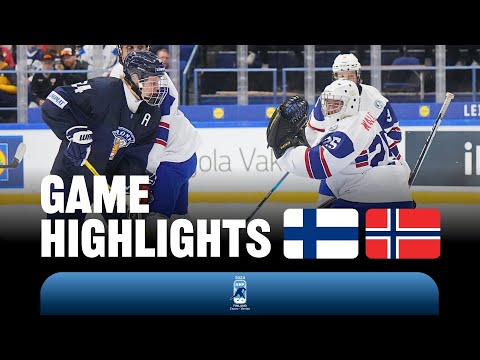 Хоккей Highlights: Finland vs Norway | 2024 #U18MensWorlds