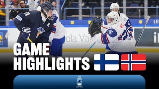 Хоккей Highlights: Finland vs Norway | 2024 #U18MensWorlds