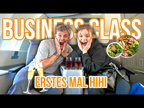 We're flying business class to Korea for the first time and are crying with excitement.