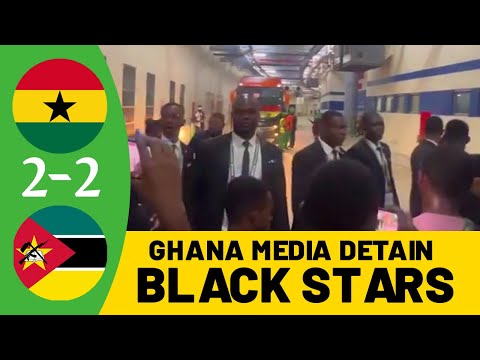 Ghana Media Team Detain Ghanian Players  After Poor Performance | Ghana Vs Mozambique | AFCON 2023
