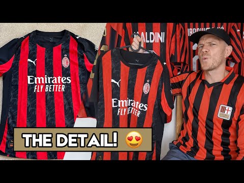 UNBOXING AC Milan 2025-26 Puma Home shirt 🔴⚫️ The details are CRAZY!