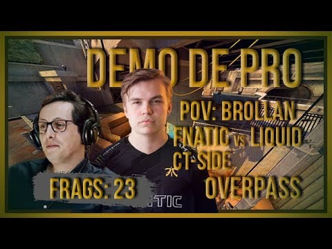 [PT] zorlaK Analisa: PoV BROLLAN -FNATIC vs LIQUID  - OVERPASS (CT-Side) [Demo de Pro]