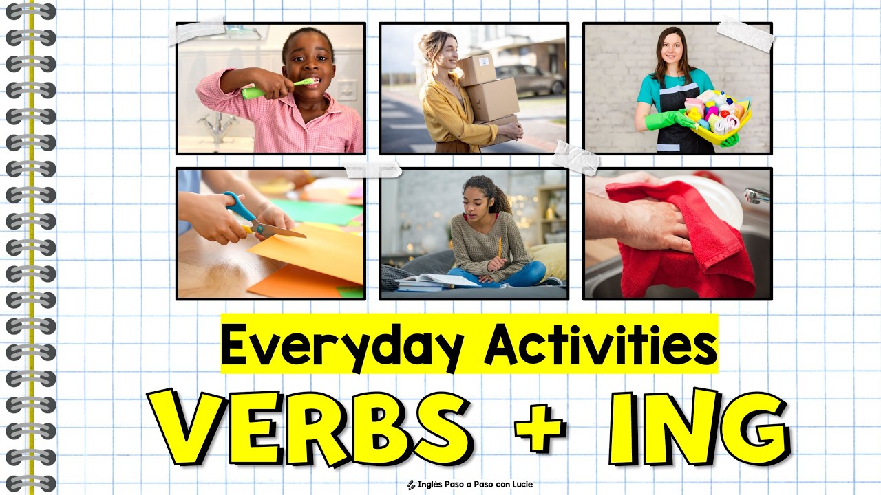 Más Actividades Diarias en Inglés | Verbos con ING | Inglés para Principiantes