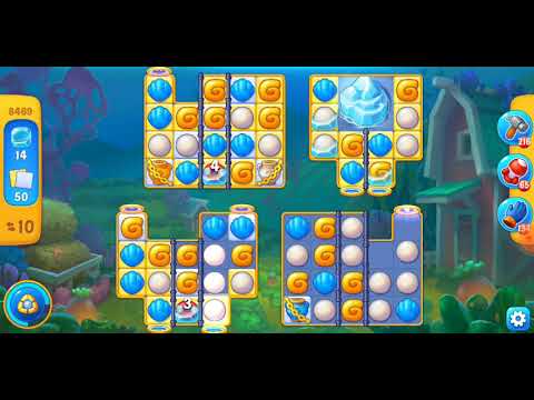Fishdom. 8469 level no boosters and diamonds. 10 moves