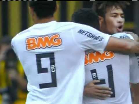 Santos 2x0 Mogi Mirim- Gols- Quartas de Finais- Paulistão 2012