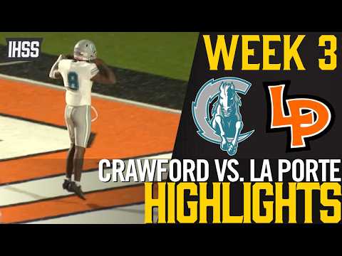 Alvin Moseley Dominates as Fort Bend Crawford Rolls Past La Porte 51-24