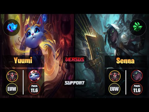 GrandMaster YUUMI [Summon Aery] (Support) VS  SENNA - Grandmaster EUW Patch 11.6