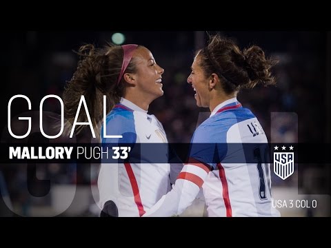 WNT vs. Colombia: Mallory Pugh Goal - April 6, 2016