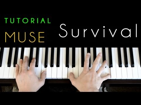 Survival - Muse piano tutorial
