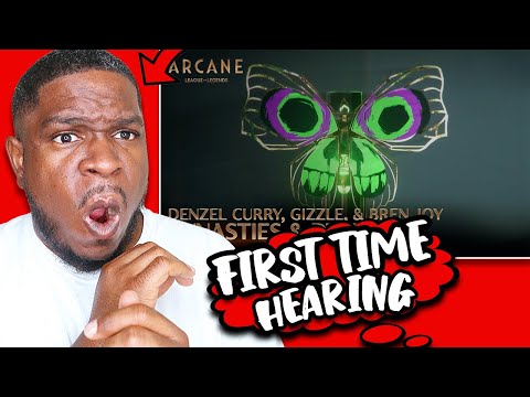 Denzel Curry, Gizzle, Bren Joy - Dynasties & Dystopia | Arcane League of Legends - REACTION