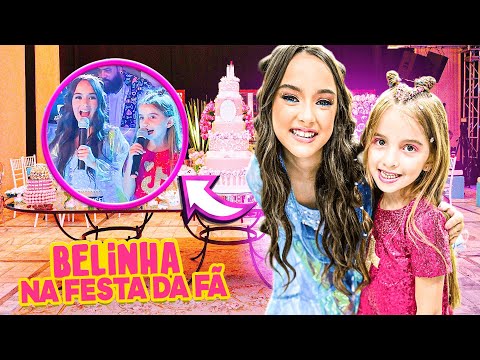 BELINHA APARECEU DE SURPRESA NA FESTA DE ANIVERSÁRIO DE UMA FÃ