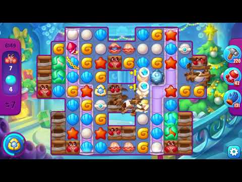 Fishdom 6149 Super Hard Level - 12 moves - NO BooSTERS