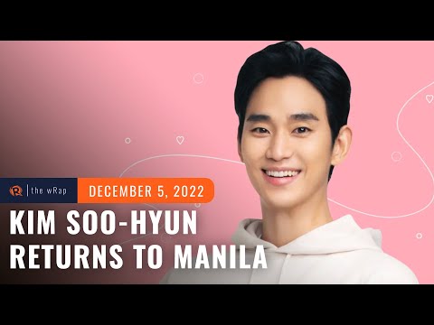 Kim Soo-hyun is coming back to Manila