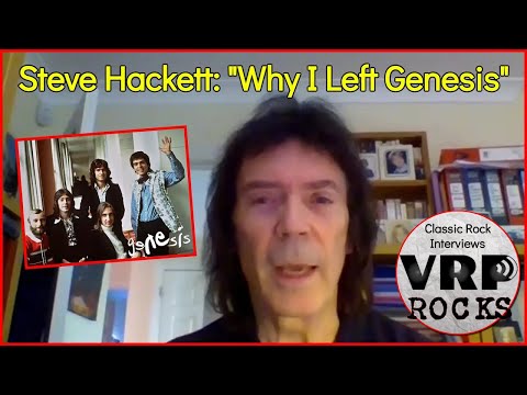 Steve Hackett: "Why I left Genesis"