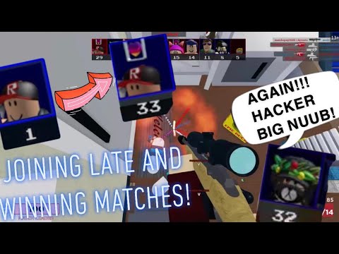 Joining Late Matches And Winning In Arsenal Winning In Arsenal - roblox arsenal ace pilot roblox