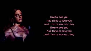 Lana Del Rey - Music To Watch Boys To [Lyric Video]