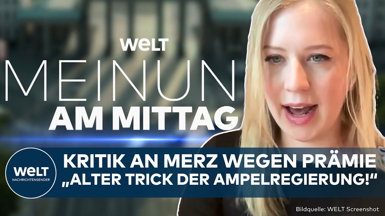 MEINE MEINUNG: Prämie auch für Beamte? Verheerendes Signal? Heftige Kritik an Vorstoß von Merz