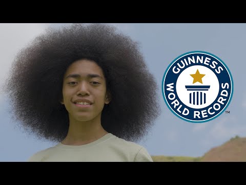World's LARGEST AFRO! | Guinness World Records
