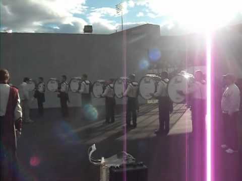 UMass Drumline 2010 - Eights Warm-up - Alumni Day