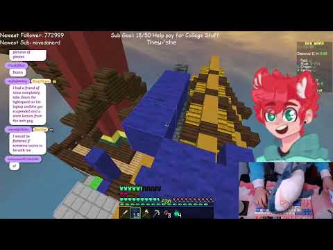 Gaymer Girl Loses it in Bedwars! Playing with Viewers :3