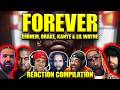 Em Snapped Who Has The Best Verse On Forever Drake Kanye West Lil Wayne Eminem Reaction Mashup